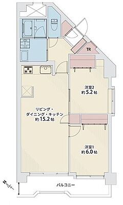 間取り ライオンズマンション瑞鳳 5階/506
