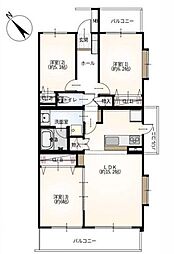 ダイヤグランデ泉中央 3LDKの間取図画像