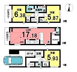 中古戸建　瑞穂区神穂町