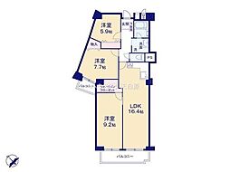 間取図画像 3LDK