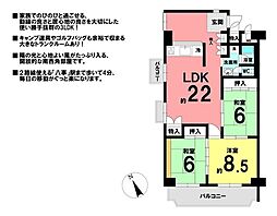 間取図画像 3LDK