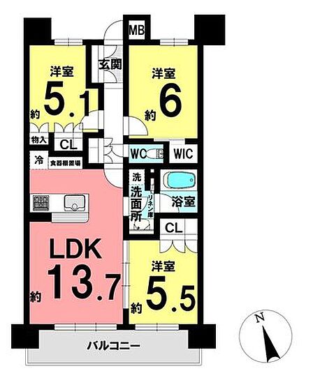*間取り図*
