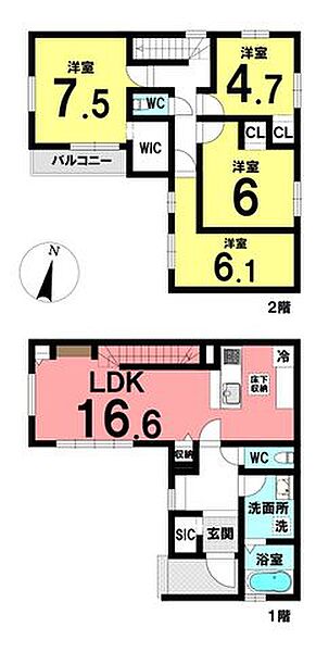 間取りを拡大表示