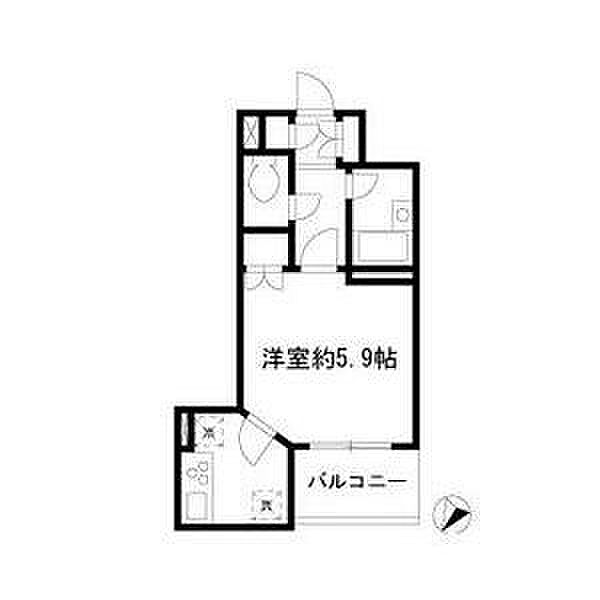 ダイヤモンドレジデンス勝どき 504｜東京都中央区勝どき４丁目(賃貸マンション1K・5階・22.02㎡)の写真 その2