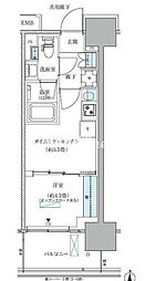 江東区大島4丁目マンション 1DKの間取図画像