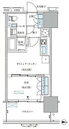 江東区大島4丁目マンション 1DKの間取図画像