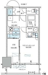 江東区大島4丁目マンション 1LDKの間取図画像