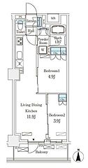 物件の間取り