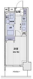 エスティメゾン大島 1Kの間取図画像