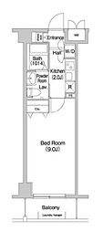 COMFORIA墨田立花 1Kの間取図画像