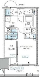 江東区大島4丁目マンション 1LDKの間取図画像