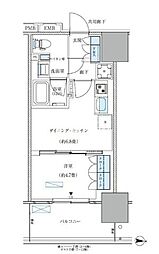 江東区大島4丁目マンション 1DKの間取図画像