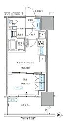 江東区大島4丁目マンション 1DKの間取図画像