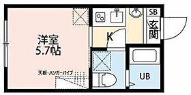 東京都荒川区南千住2丁目（賃貸マンション1K・3階・17.23㎡） その2