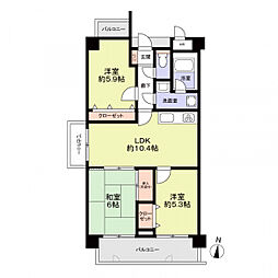 間取図画像 3LDK