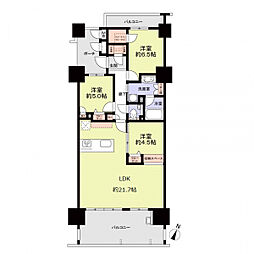 間取図画像 3LDK