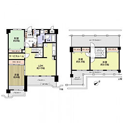 コアマンション春日原 4SLDKの間取図画像