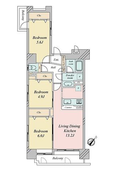 間取りを拡大表示