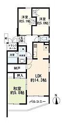 リリファ本郷台 3LDKの間取図画像