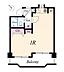 間取り：間取図　1R