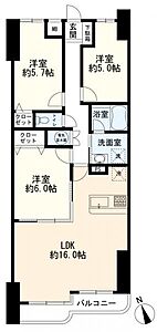 間取り：3LDK