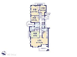 間取図画像 3LDK