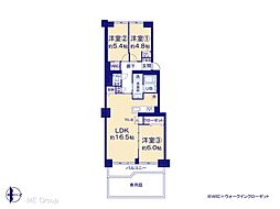 間取図画像 3LDK