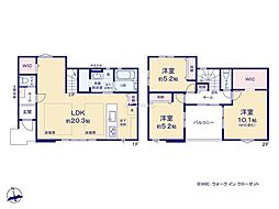 藤沢市本藤沢2丁目2期 新築戸建 全6棟 5号棟