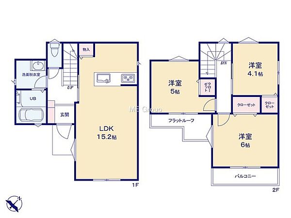 間取りを拡大表示