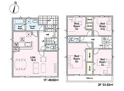 厚木市関口第18 新築戸建 全2棟 1号棟