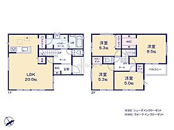 海老名市社家2丁目 新築戸建 全2棟 2号棟