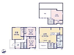 茅ヶ崎市松浪1丁目5　新築戸建　全4棟　A号棟
