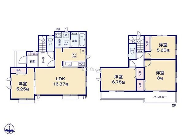 間取りを拡大表示
