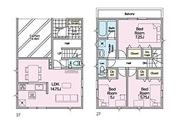 海老名市社家3丁目第18 新築戸建 全3棟 2号棟
