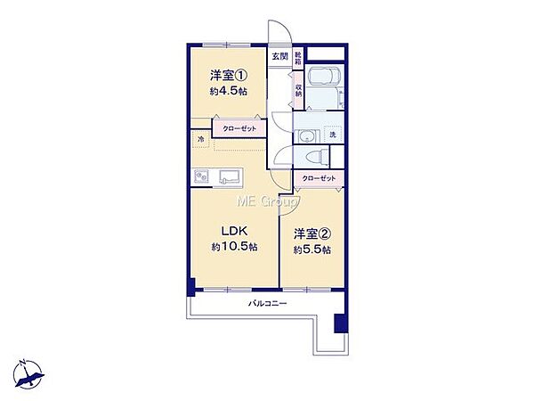 間取りを拡大表示