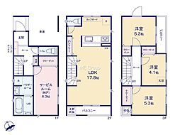 川崎市高津区千年1期 新築戸建 全1棟 1号棟