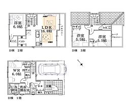 横浜市港北区鳥山町第2期 新築戸建 全3棟 D号棟