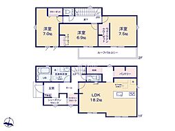 平塚市虹ケ浜第3期 新築戸建 全1棟 1号棟
