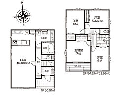 小田原市飯田岡23-P1　新築未入居戸建　全7棟　4号棟