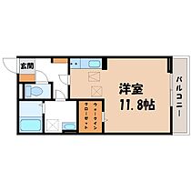 栃木県宇都宮市大通り3丁目（賃貸アパート1R・2階・33.96㎡） その2