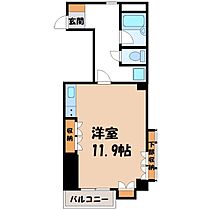 栃木県宇都宮市竹林町（賃貸マンション1R・3階・36.52㎡） その2