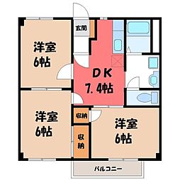 🉐敷金礼金0円！🉐東北本線 氏家駅 徒歩22分