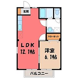 🉐敷金礼金0円！🉐東北本線 氏家駅 徒歩27分