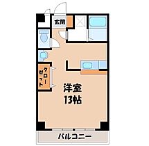 栃木県宇都宮市東簗瀬1丁目（賃貸アパート1R・3階・35.08㎡） その2