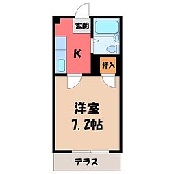 間取図画像 1K