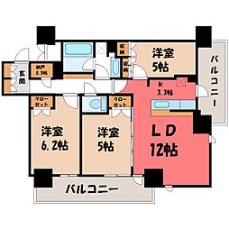 間取図画像 3LDK