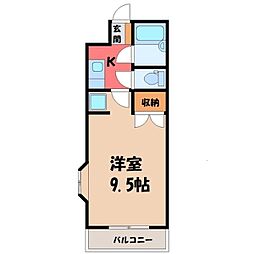 間取図画像 1K