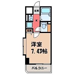 間取図画像 1K