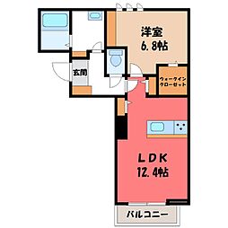 間取図画像 1LDK