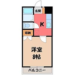 間取図画像 1K